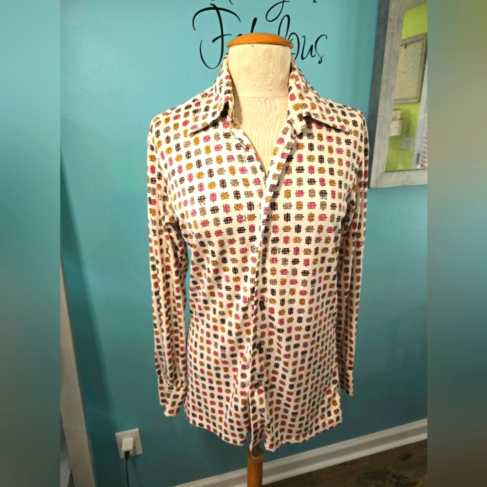 Emilio Pucci for Chesa Men's Button Down Shirt